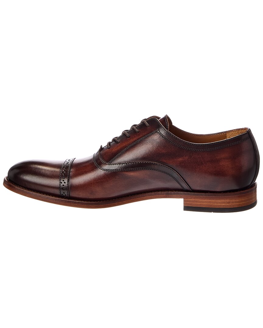 cap toe leather oxford