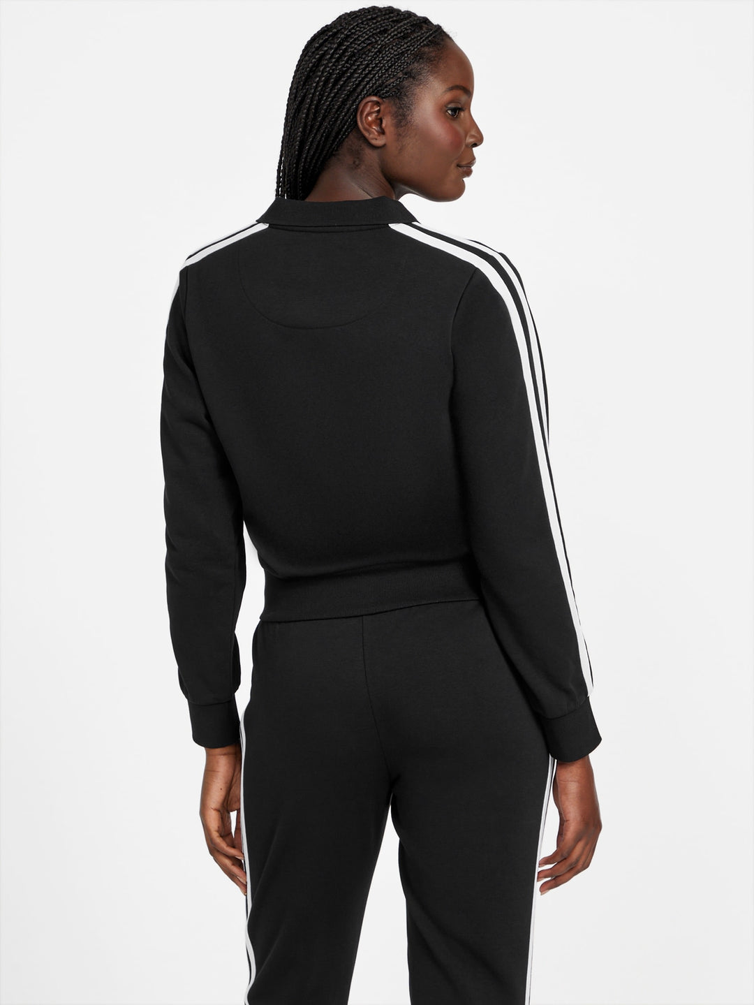 missy active terry polo sweater