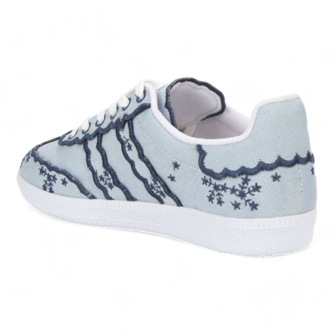 women's elise vintage sneakers in blue