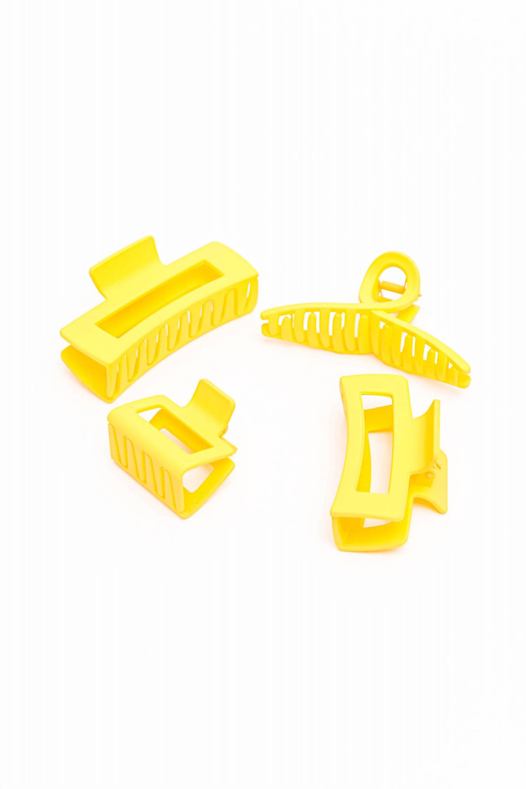 women's claw clip set in lemon