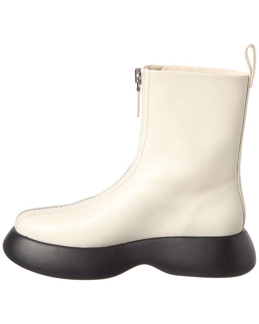 mercer zip leather combat boot
