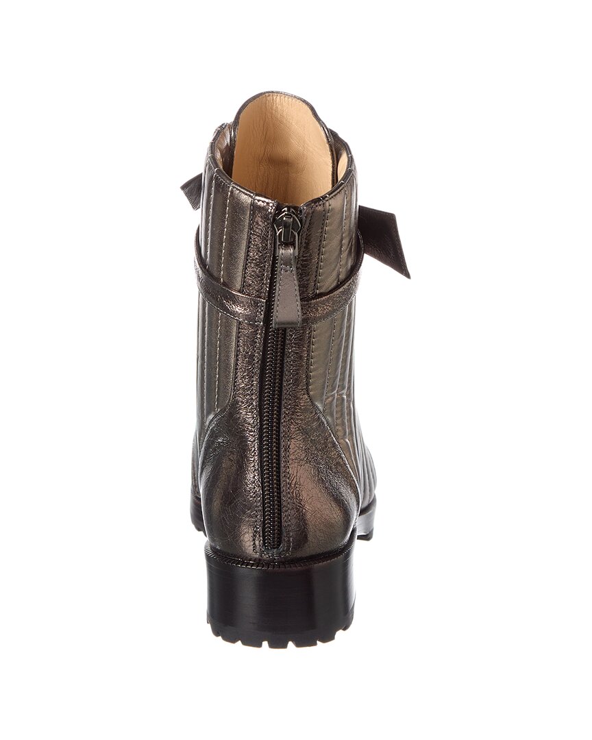clarita quilted leather combat boot