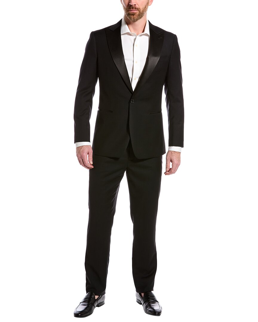 2pc slim fit wool suit