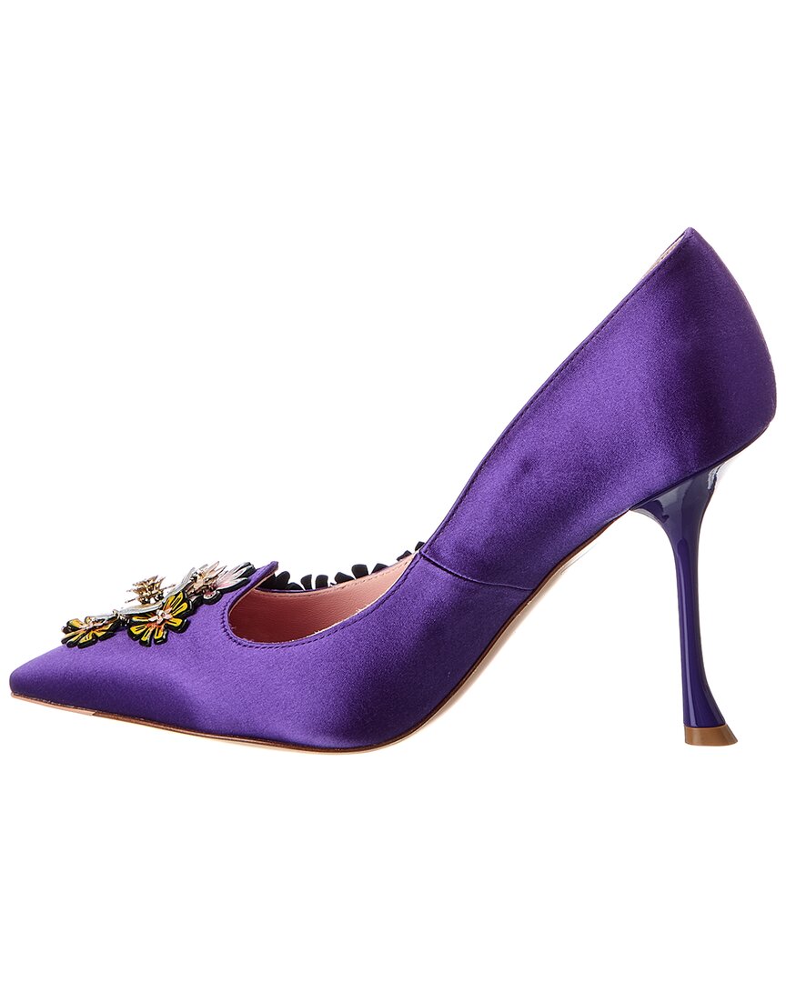 blossom suede pump