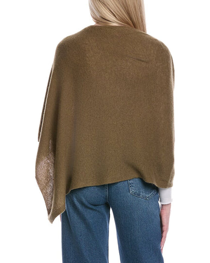 classic mini cashmere poncho