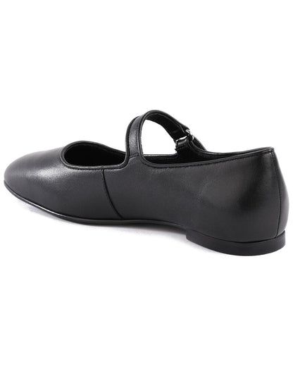 shea leather flat