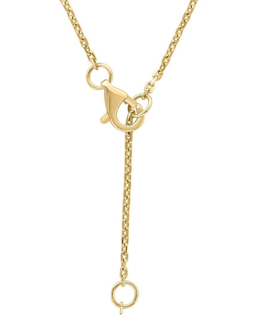 14k 0.13 ct. tw. diamond necklace