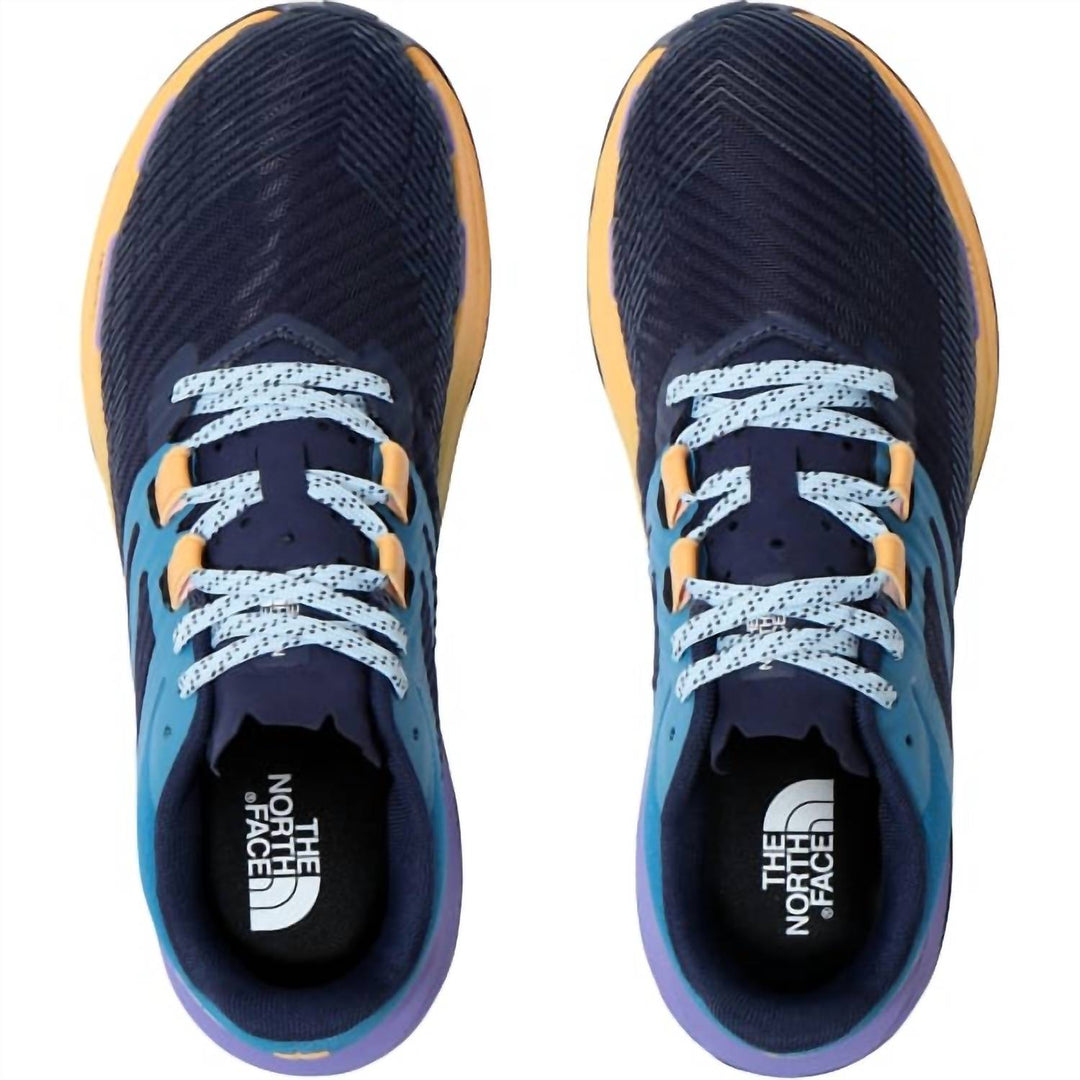 women's vectiv eminus trail running shoes in tnf navy/banff blue