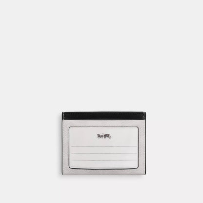 slim id card case in signature canvas