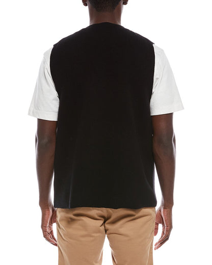 rhys wool & cashmere-blend vest