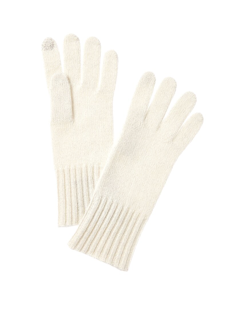 lurex cashmere gloves