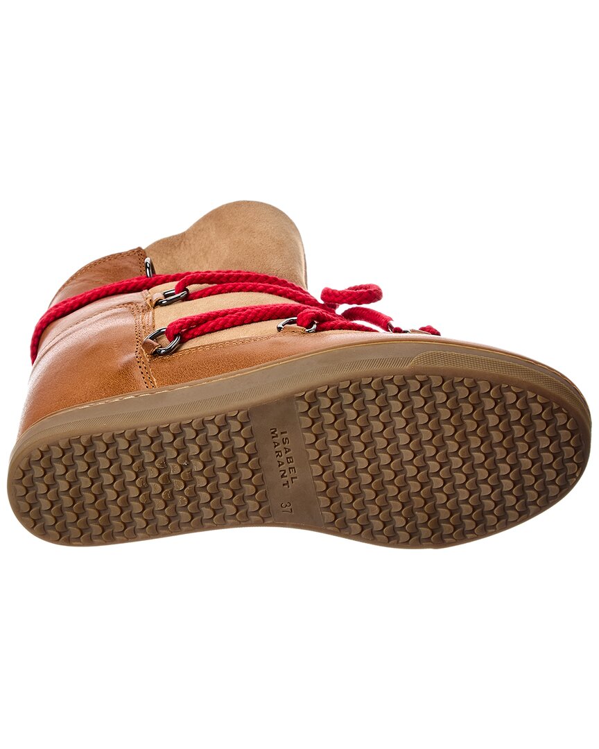 nowles suede & leather snow boot