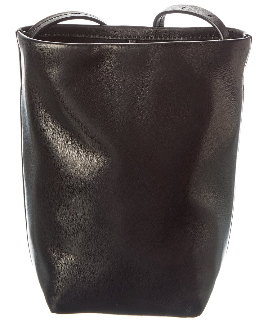 n/s park leather bucket bag