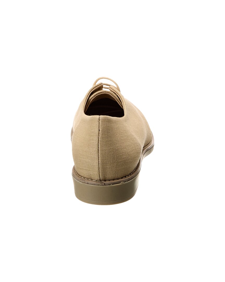 lace-up canvas loafer