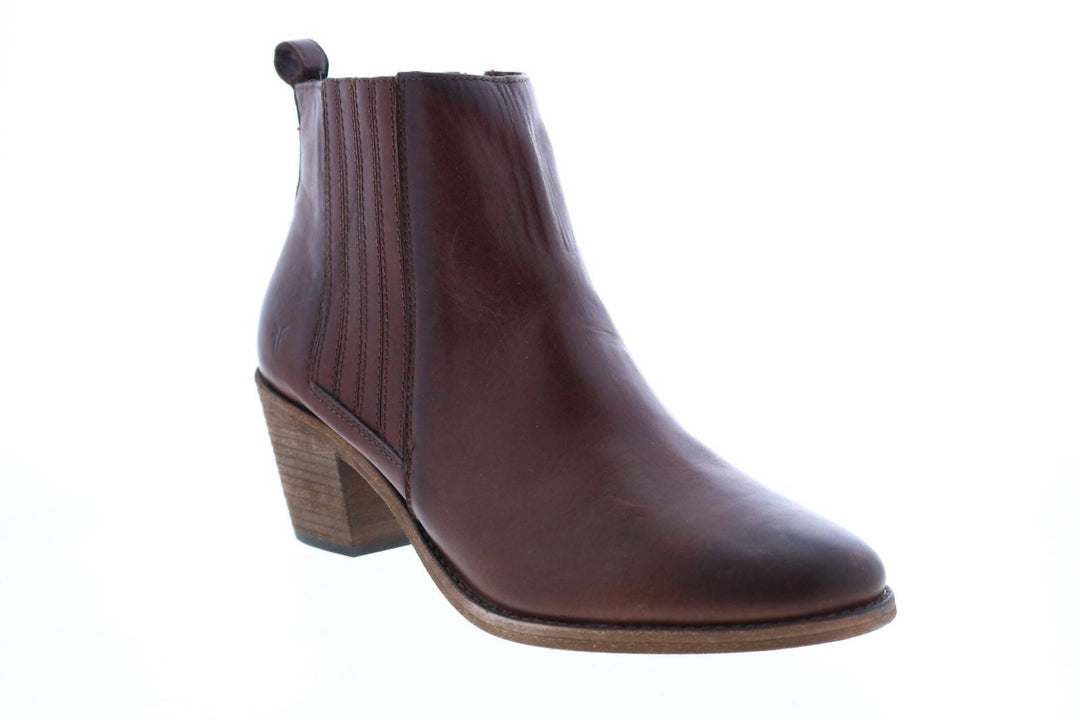 women's alton chelsea ankle boot in cognac brown