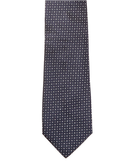 navy silk tie