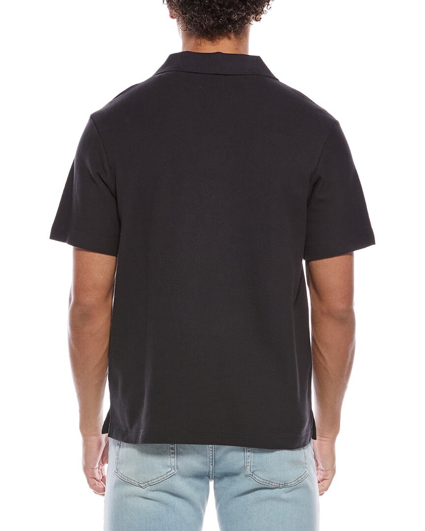 frame jacquard polo shirt