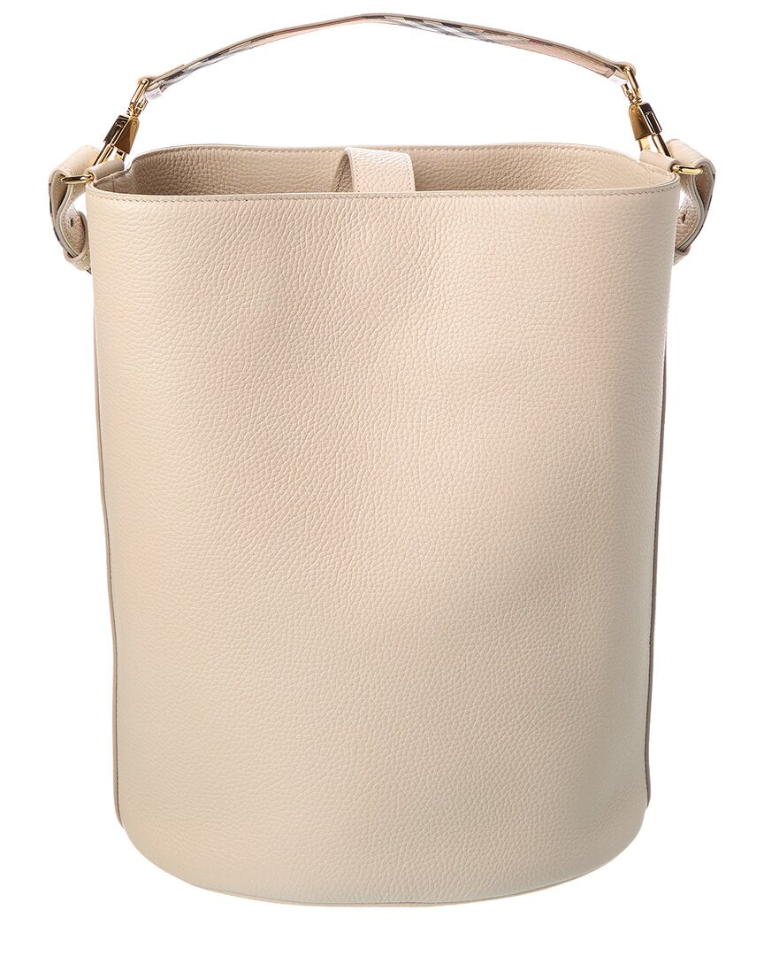 leather bucket bag