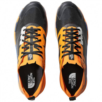 men's vectiv infinite trail running shoes in tnf black/cone orange