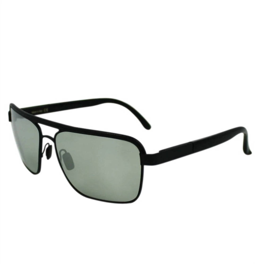 One Size - matte black/mirror lens