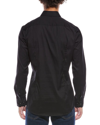 hank spread slim fit dress shirt