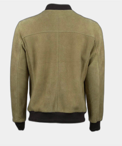 loom bomber jacket in caramel