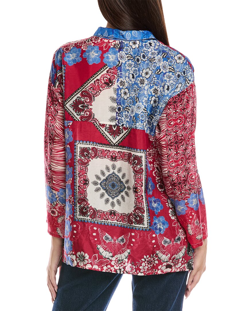 petite slim audrey silk tunic