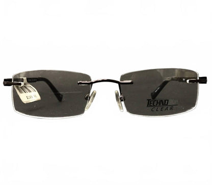 men's tfd3004 rectangle eyeglasses in grey