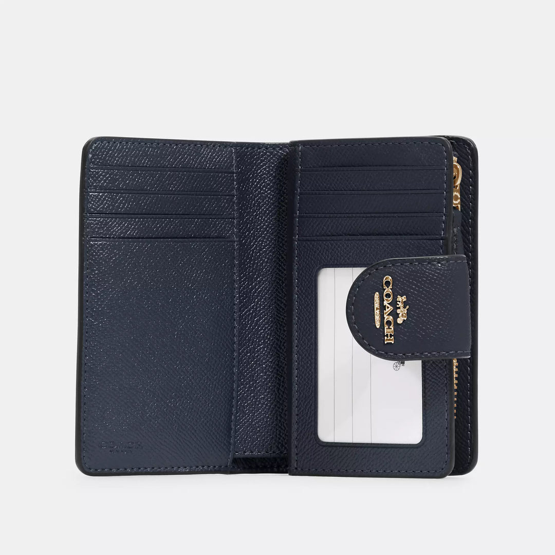 medium corner zip wallet