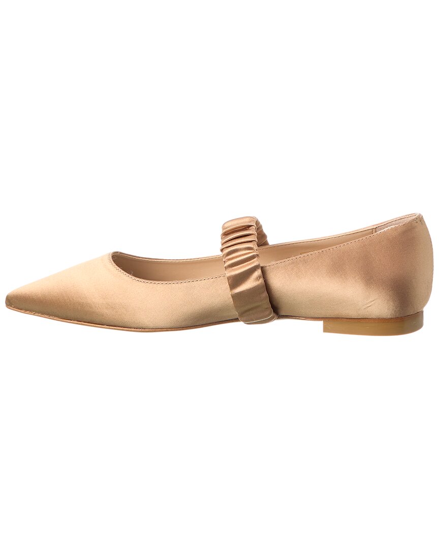 maxine satin ballet flat