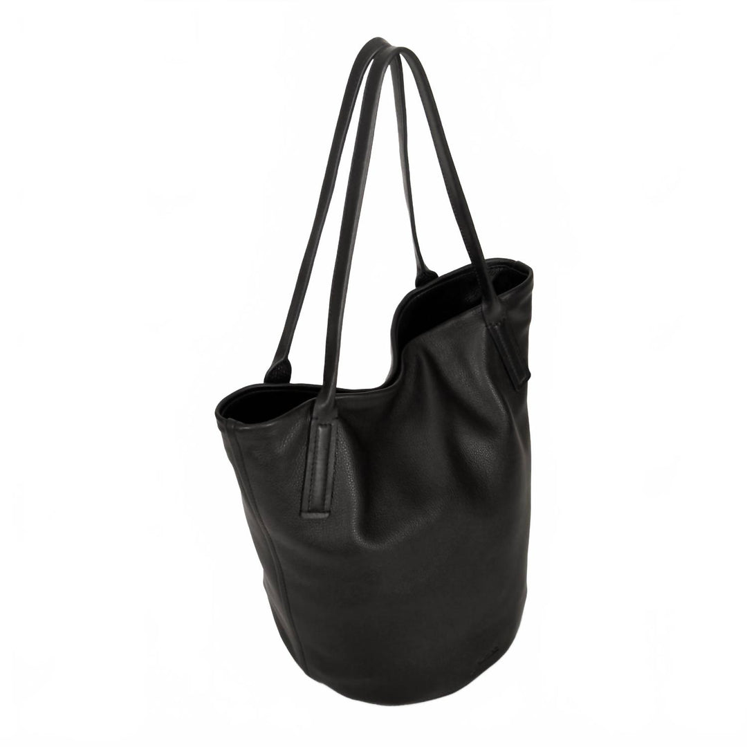 women's waverly bucket tote bag in black