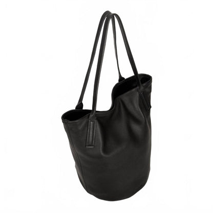 women's waverly bucket tote bag in black