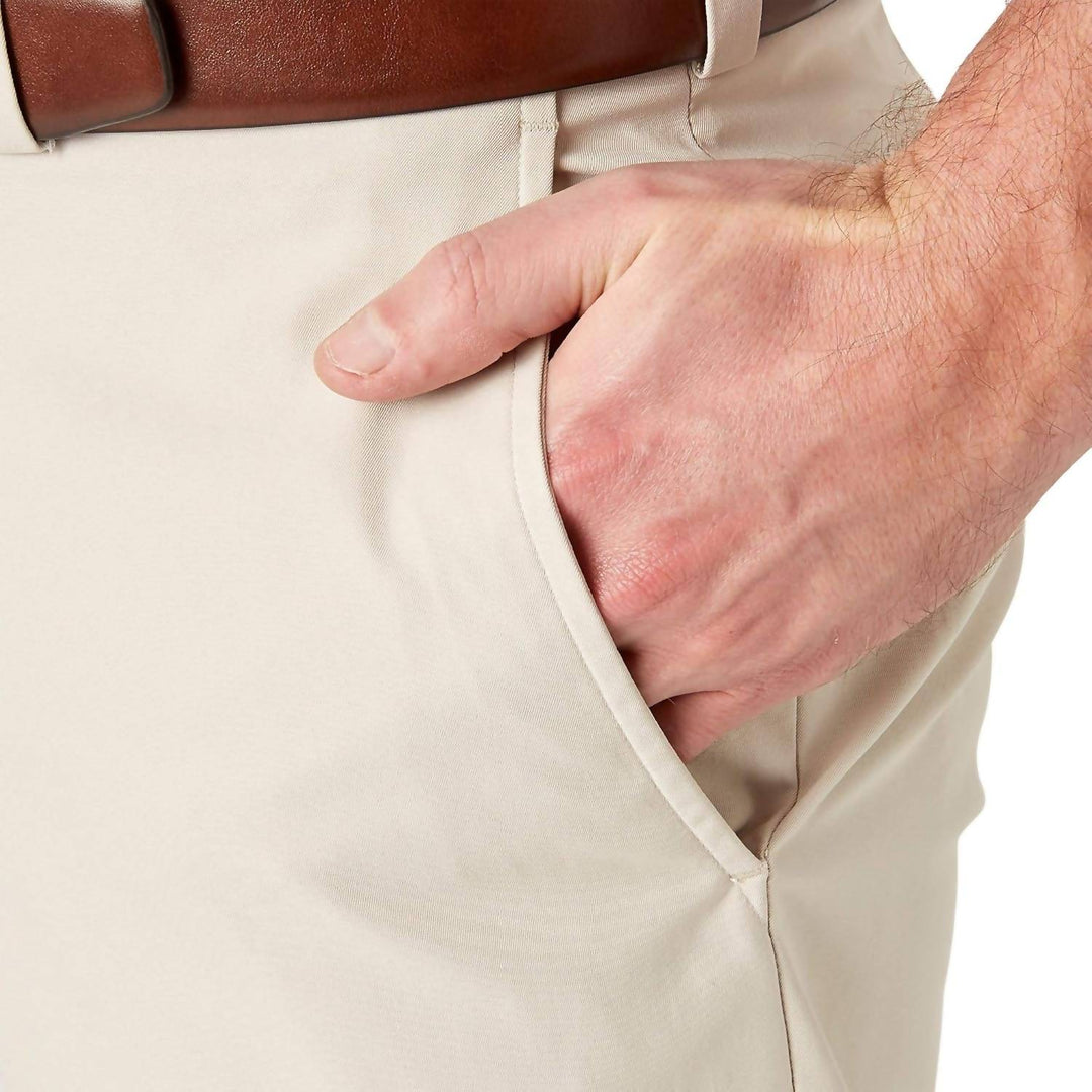 11 majors core golf straight fit pant - big & tall in light khaki