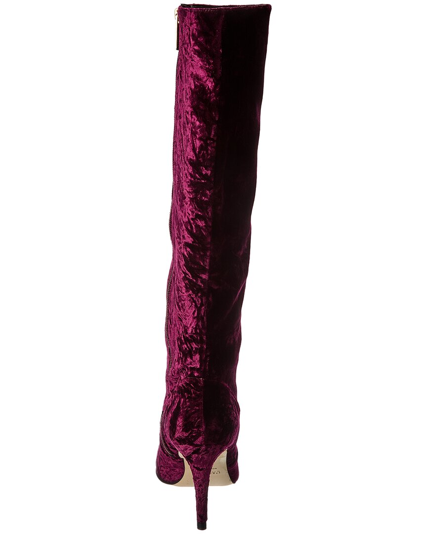 lena knee high velvet boot