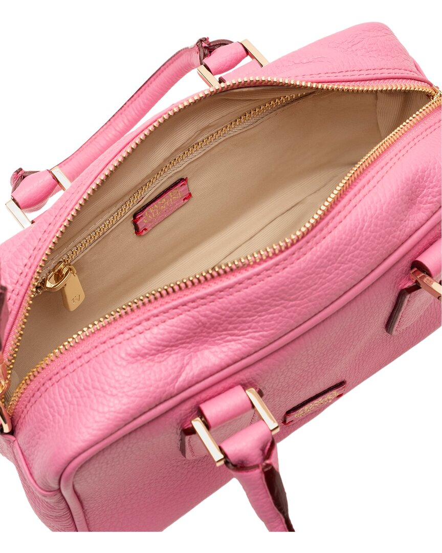 paulie box tumbled leather handbag