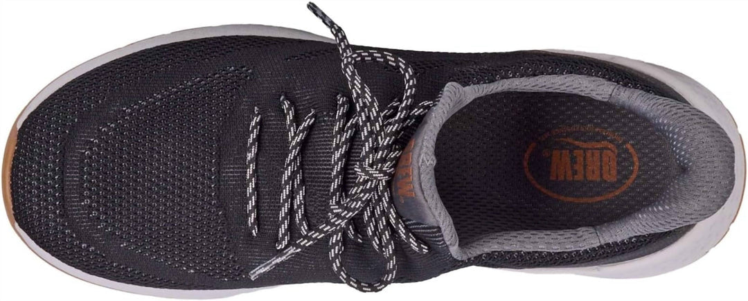 men's echo slip resistant step shoe in black mesh combo