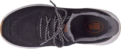 men's echo slip resistant step shoe in black mesh combo