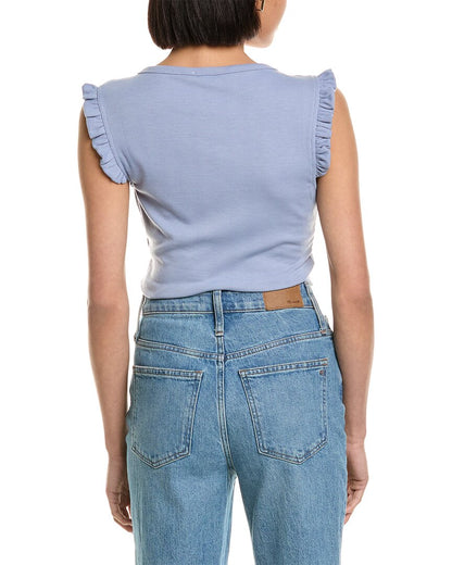 ruffle sleeve bodysuit