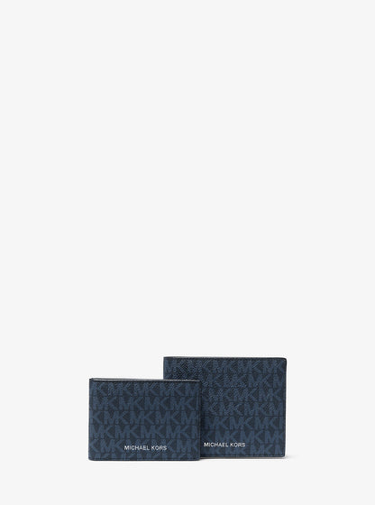 cooper logo billfold wallet with passcase
