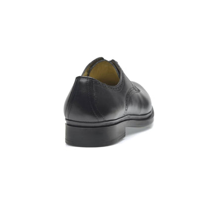 men's lambskin oxfords classic in black