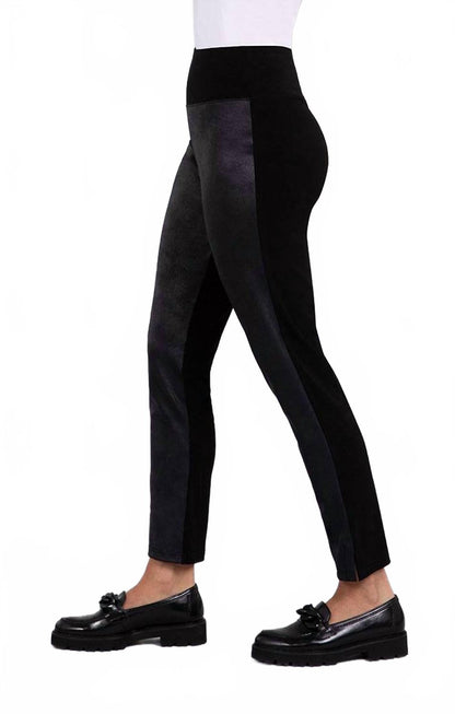 women's mix narrow pant in black/fux