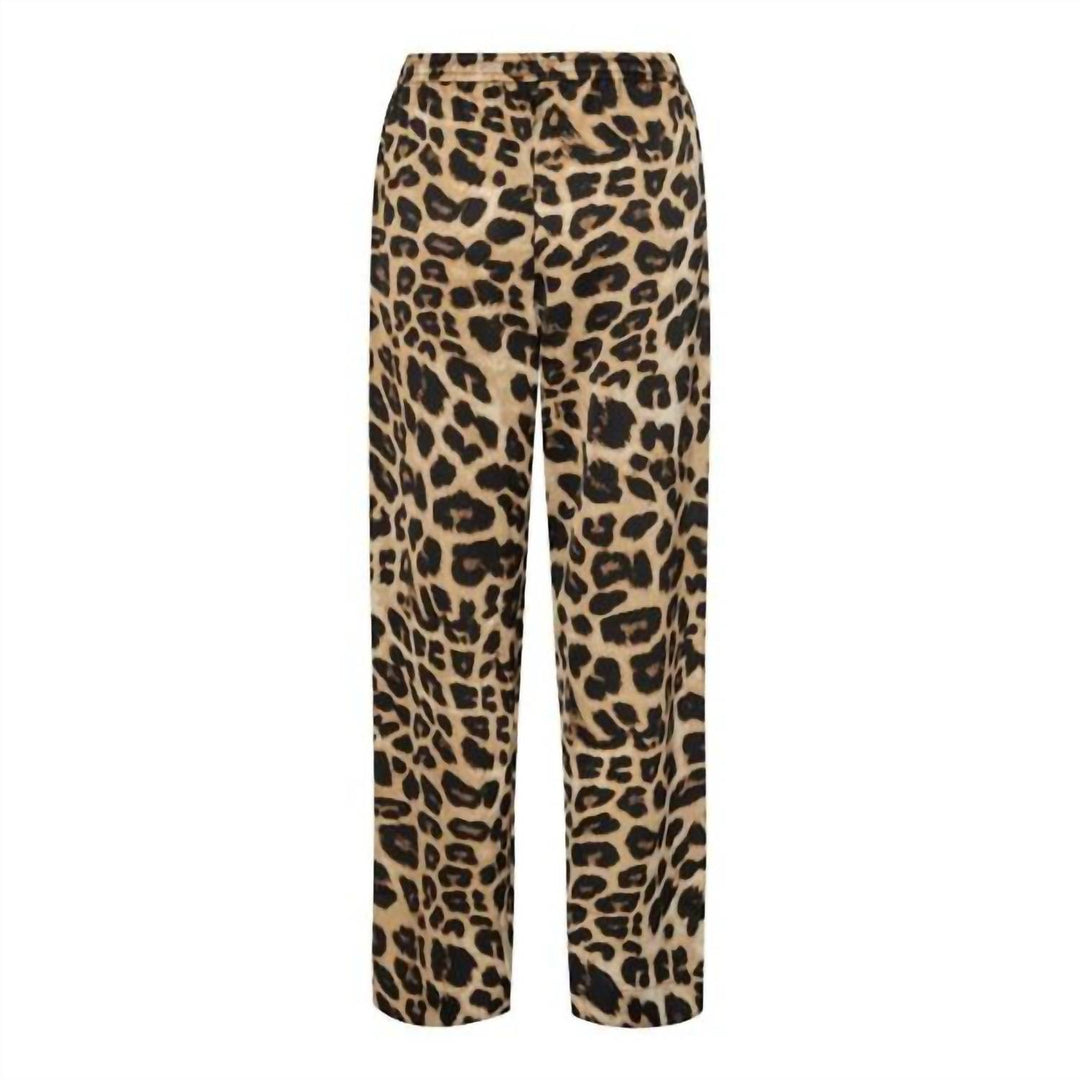 women's lou pants in hammered leopard