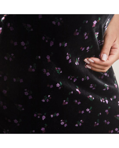 maternity the stella silk-blend slip skirt