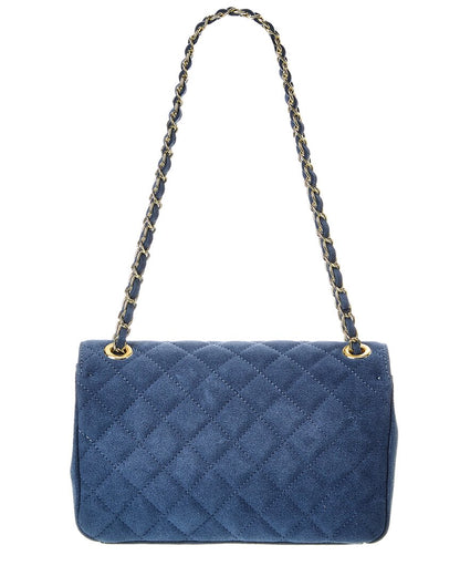 maeve quilted suede crossbody