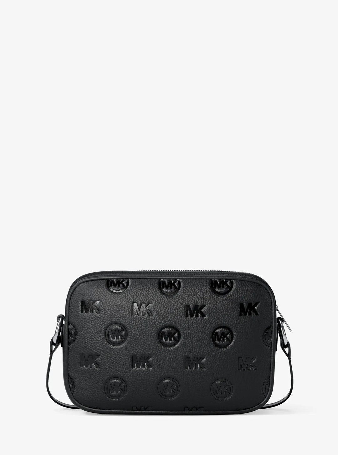 jet set travel large logo debossed camera crossbody bag
