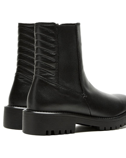 libra leather boot