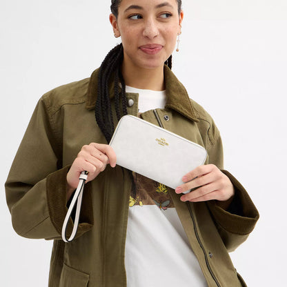 long zip around wallet in signature canvas