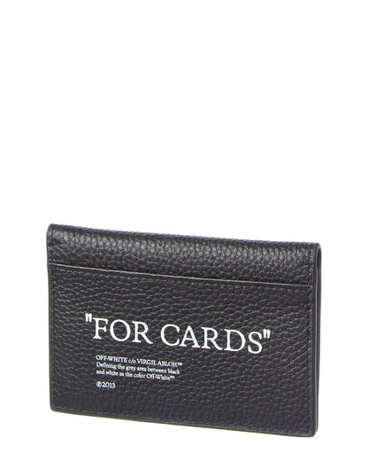 off-white north/south bifold wallet