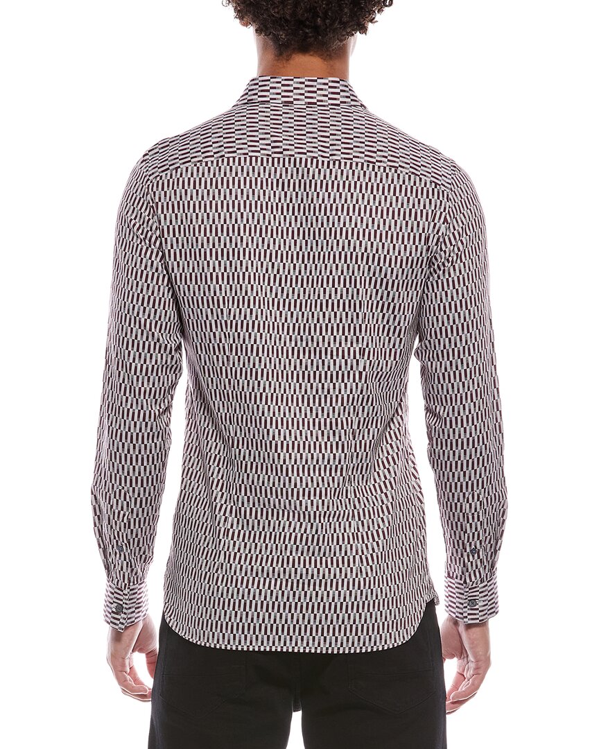 frestin stripe geo shirt