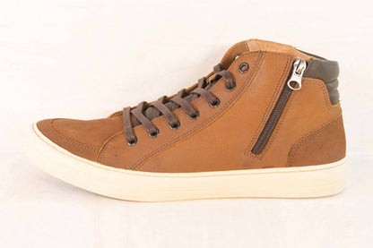 men campinas sneakers in distressed cognac